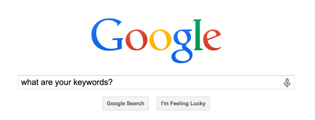 google keywords