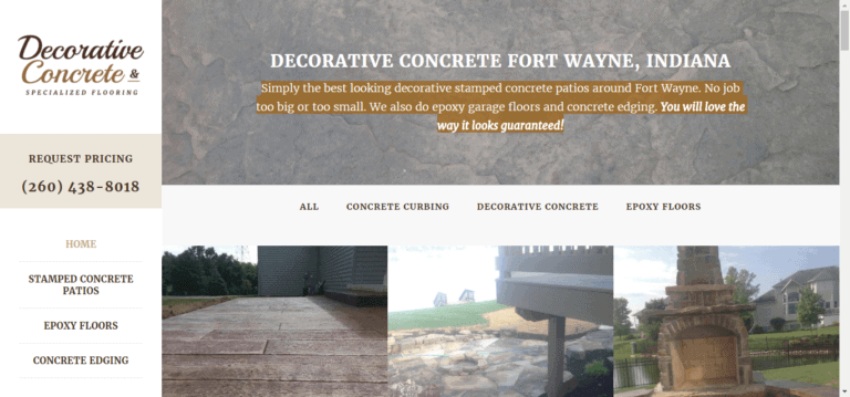 decorative concrete uses local optimization to rank #1 in Google